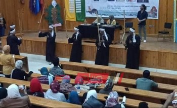 بالتنورة جامعة المنيا تحتفل بالمولد النبوي الشريف