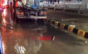 فيديو ارتفاع منسوب مياه الأمطار في الإسكندرية بسبب الطقس السيىء- صور