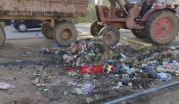 إزالة 10 طن قمامة ضمن أعمال الحملات المكبرة لرفع المخلفات في قرية سنهور