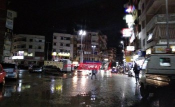 موجة من الأمطار الغزيرة تضرب مدن وقرى محافظة دمياط وتوقعات بطقس سيئ على مدار اليوم