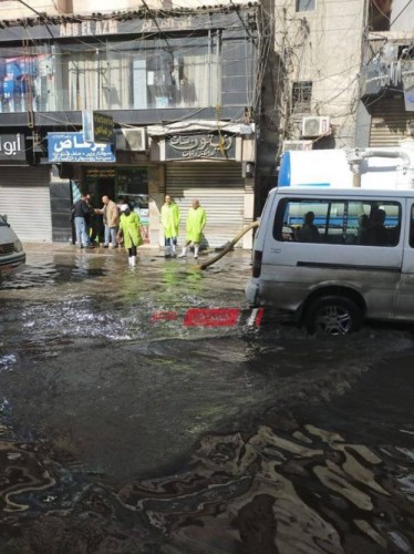 تراكم مياه الأمطار فى العديد من أحياء الإسكندرية
