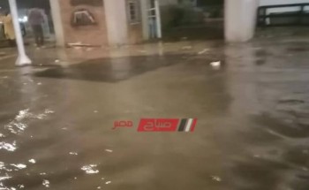 فيديو وصور غرق كورنيش الإسكندرية بسبب ارتفاع منسوب مياه الأمطار