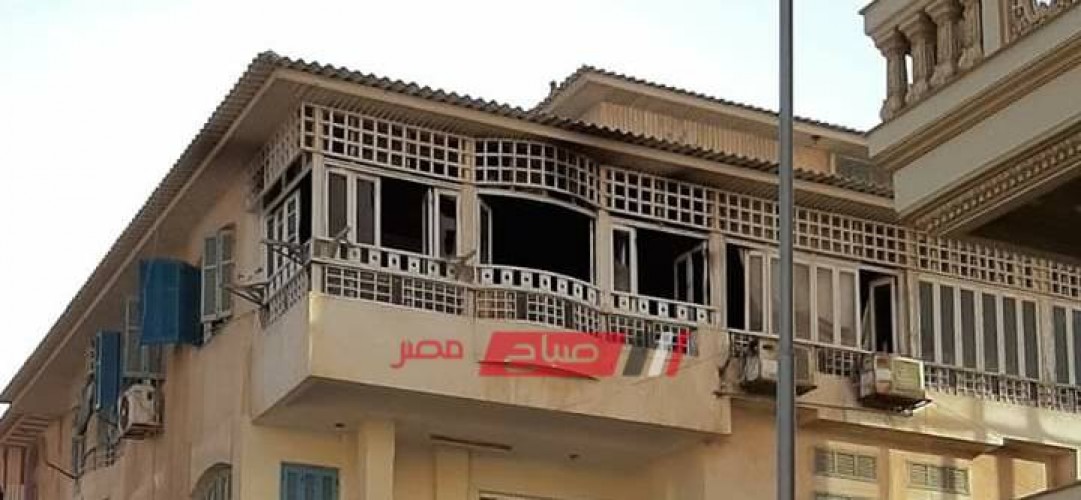 بالصورة إخماد حريق نشب داخل شقة سكنية في مدينة رأس البر