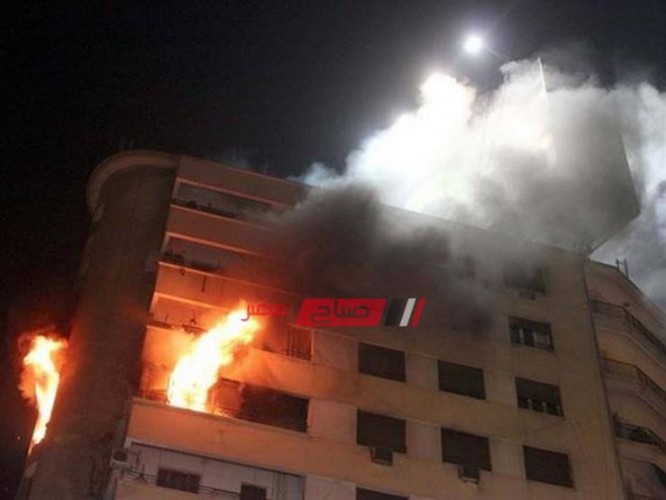 إصابة 5 أشخاص فى حريق شقة سكنية في محافظة الإسكندرية