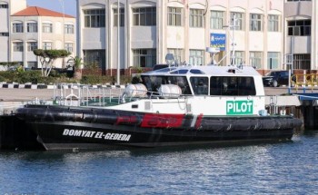 ميناء دمياط يعلن انضمام لنش إرشاد جديد لأسطول الخدمات البحرية