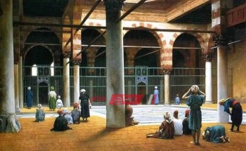 رسوم المساجد والمصلين في أعمال جان جيروم