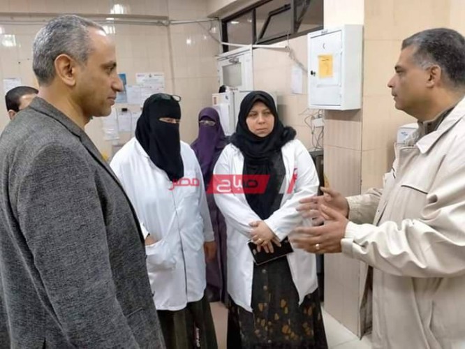 لجنة من الطب العلاجى تتفقد مستشفى الحميات بدمياط