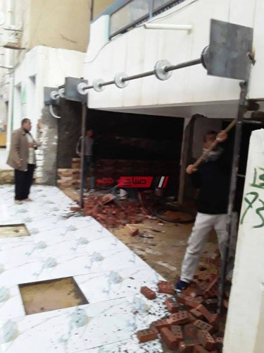 حملات إزالة مباني مخالفة فى حي العجمي محافظة الإسكندرية
