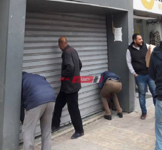 غلق وتشميع محلات مخالفة في منطقة سيدي جابر – صور