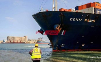 588 شاحنة تغادر ميناء دمياط بحمولة 32530 طن من البضائع العامة