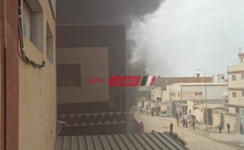 نشوب حريق داخل مصنع زيوت فى محافظة الإسكندرية