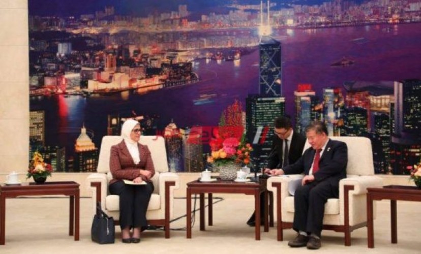 وزارة الخارجية الصينية تشيد بزيارة وزيرة الصحة المصرية