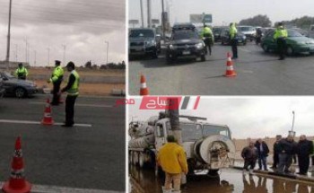 الإدارة العامة للمرور: غلق 11 طريقاً صحراوياً بسبب حالة الطقس السيء
