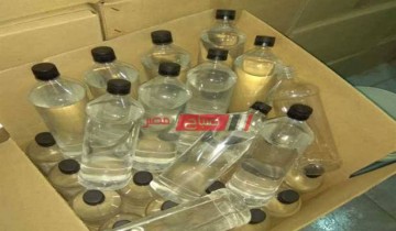 ضبط 400 لتر من الكحول الإيثيلي داخل شركة امتنعت عن بيعها في الإسكندرية