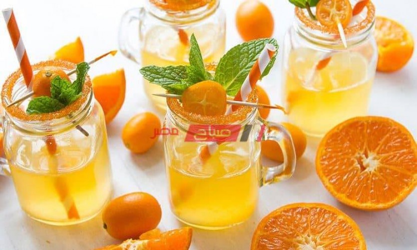 طريقة عمل مشروب البرتقال مع الصودا