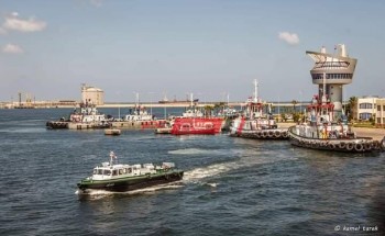 ميناء دمياط يستقبل 11 سفينة حاويات وبضائع عامة و 64 سيارة نقل تغارد بحمولة 2018 طن قمح