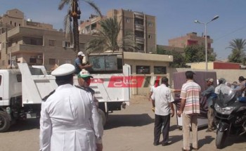 أمن الجيزة يرفع 235 حالات إشغال طريق في المنطقة الأثرية في الهرم