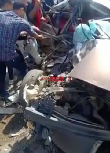 مصرع شخص وإصابة آخرين في حادث مروري على طريق دمياط بورسعيد