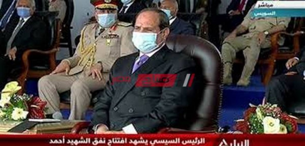 الرئيس عبد الفتاح السيسي يشهد الانتهاء من اعمال الحفر بنفق الشهيد أحمد حمدي 2