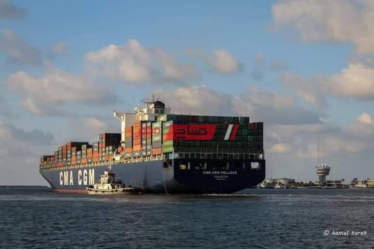 ميناء دمياط يستقبل 5 سفن حاويات وبضائع مع تصدير 600 طن زيت طعام