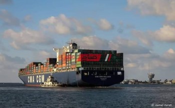 ميناء دمياط يستقبل 5 سفن حاويات وبضائع مع تصدير 600 طن زيت طعام