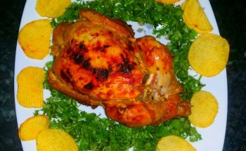 طريقة عمل الدجاج المشوي بتتبيلة البصل والزبادي في خطوتين للمبتدئين