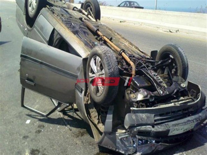 حادث تصادم على طريق الفيوم الصحراوي يتسبب في كثافات مرورية