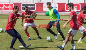 مران الأهلي| سيزا يكرر جلساته مع اللاعبين