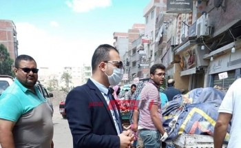 نائب محافظ دمياط يقود حملة لرفع الاشغالات بقرية الشعراء