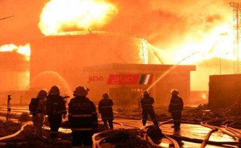 اندلاع حريق هائل في مصنع اثاث بدمياط وإصابات بالجملة