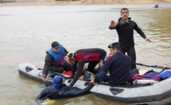 قوات الإنقاذ النهري تكثف جهودها لانتشال جثة شاب غرق في ترعة بدمياط