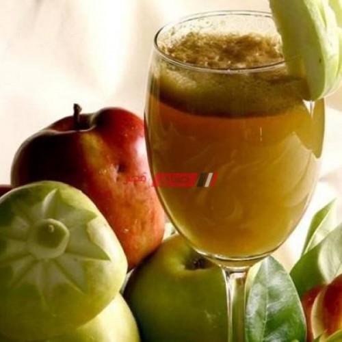 طريقة عمل عصير التفاح الأخضر لحرق الدهون