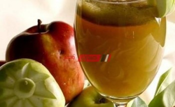 طريقة عمل عصير التفاح الأخضر لحرق الدهون