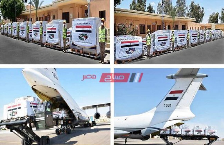وصول طائرة المساعدات الطبية المقدمة من مصر لجمهورية الكونغو وزامبيا
