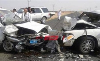 حادث مروري على طريق “قليوب- رمادة” ومصرع شخصين