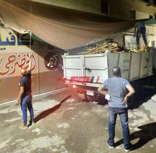 اغلاق 5 مقاهي مخالفة في حملة مكبرة بدمياط