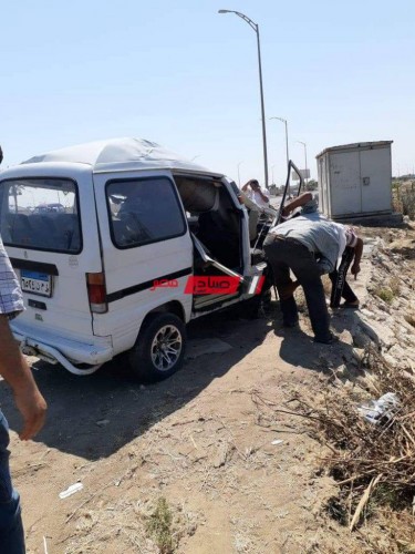 إصابة 8 أشخاص نتيجة حادث مرورى بالقاهرة