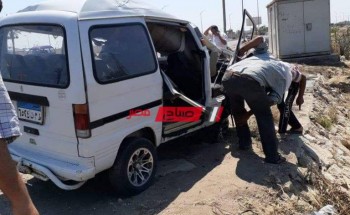 إصابة 8 أشخاص نتيجة حادث مرورى بالقاهرة