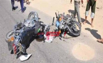 اسماء المصابين إثر حادث تصادم دراجتين بخاريتين على طريق عزبة عطا في دمياط