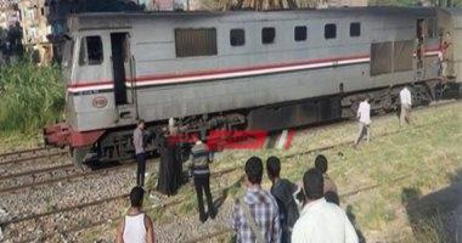 إصابة شاب إثر حادث قطار جنوب بنى سويف