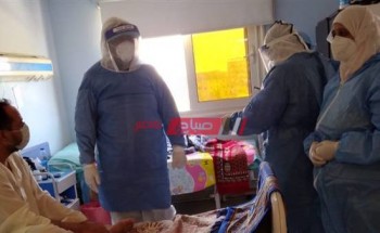 مستشفى الأقصر العام تسجل تعافي وخروج 322 حالة من كورونا