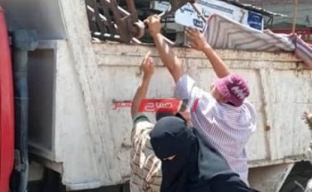 بالصور إزالة 23 حالة اشغال في حملة مكبرة بدمياط