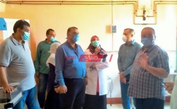 جولة تفقدية لوكيل وزارة الصحه بدمياط لزيارة عدد من مستشفيات المحافظة