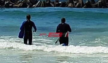بسبب ارتفاع موج البحر غرق شاب في شاطىء النخيل بالعجمي في الإسكندرية