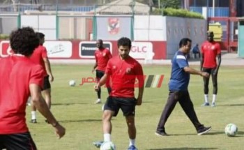 مران الأهلي| محمد محمود يشارك لأول مرة في تدريبات الكرة