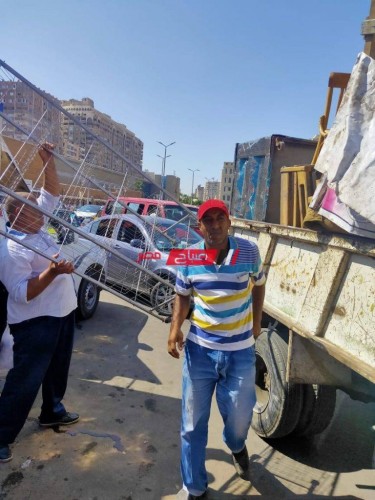 حملات إزالة إشغالات مكبرة فى حى شرق بمحافظة الإسكندرية
