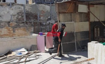 شن حملة مكبرة لإزالة الإشغالات والمخلفات بعدة أحياء بمدينة بورسعيد