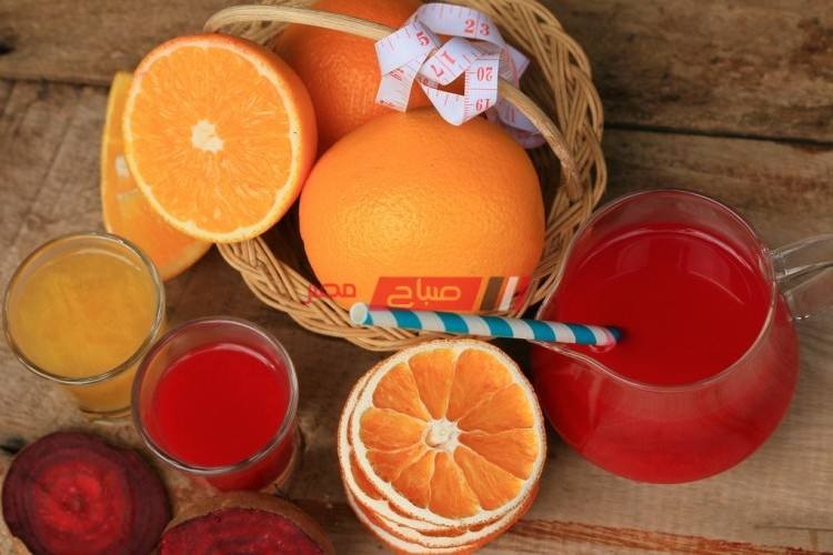 طريقة عمل عصير شمندر وبرتقال