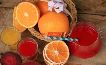 طريقة عمل عصير شمندر وبرتقال