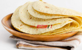 طريقة عمل خبز التورتيلا المكسيكى الأبيض و الأسمر